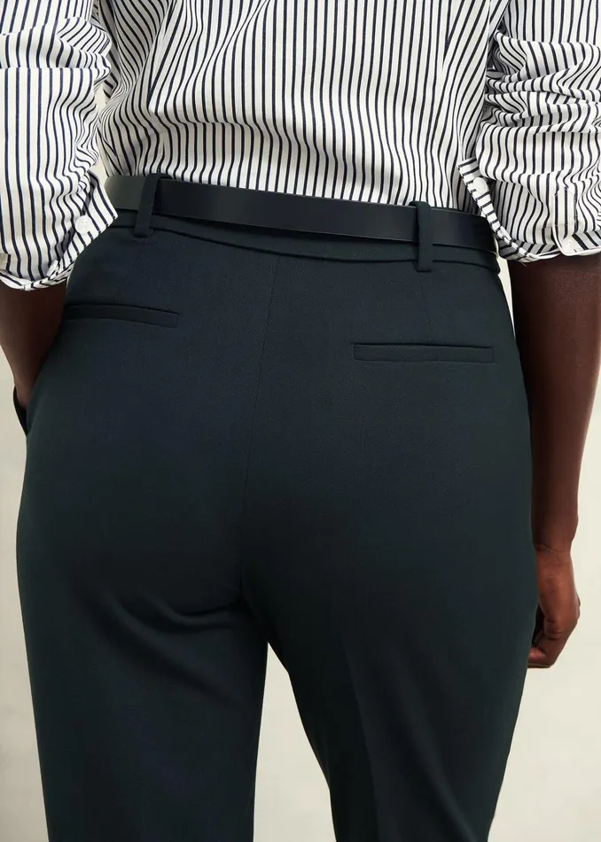 Women Linda Tapered Trousers Deep Pine Green Hobbs Trousers