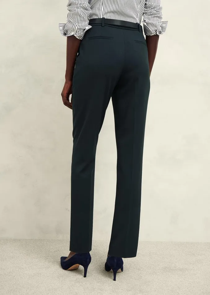 Women Linda Tapered Trousers Deep Pine Green Hobbs Trousers