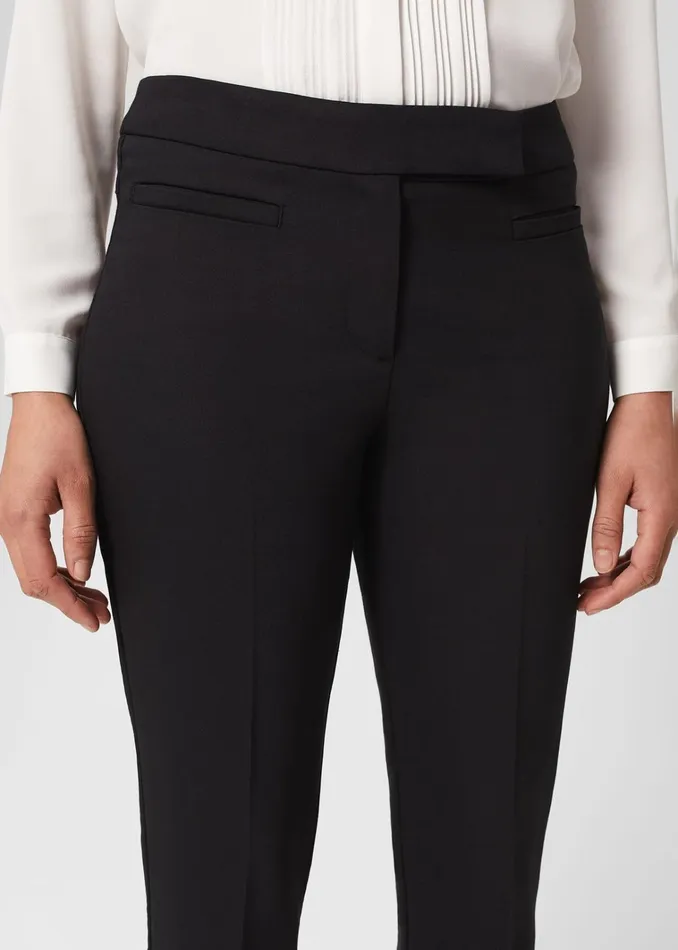 Women Petite Annie Trousers Black Hobbs Trousers