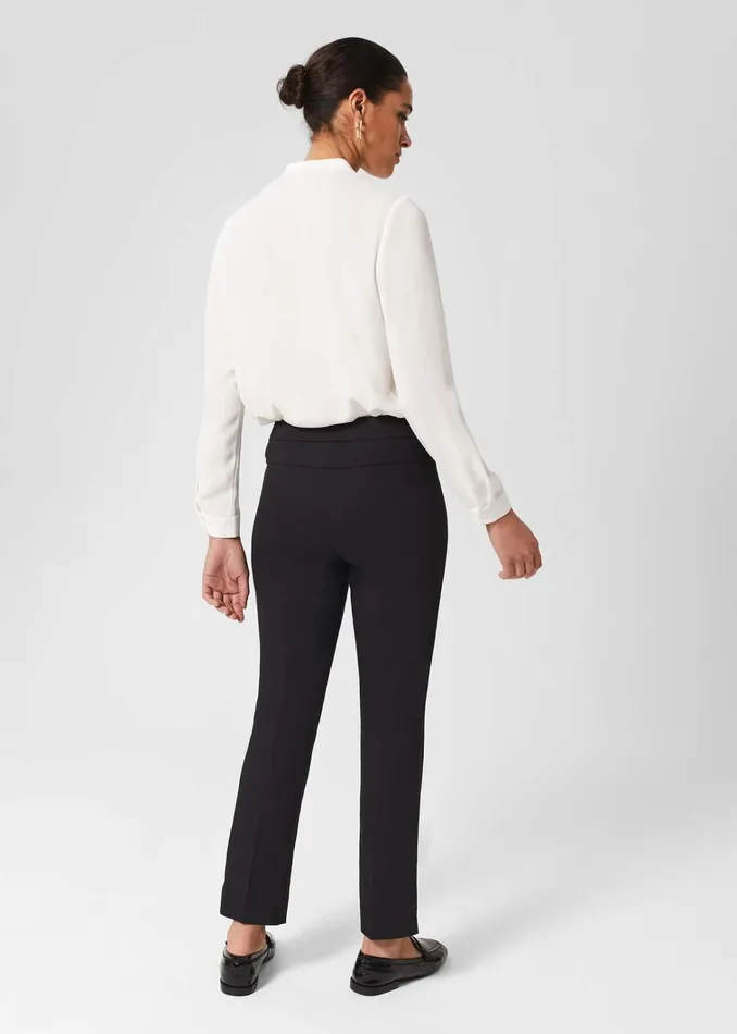 Women Petite Annie Trousers Black Hobbs Trousers