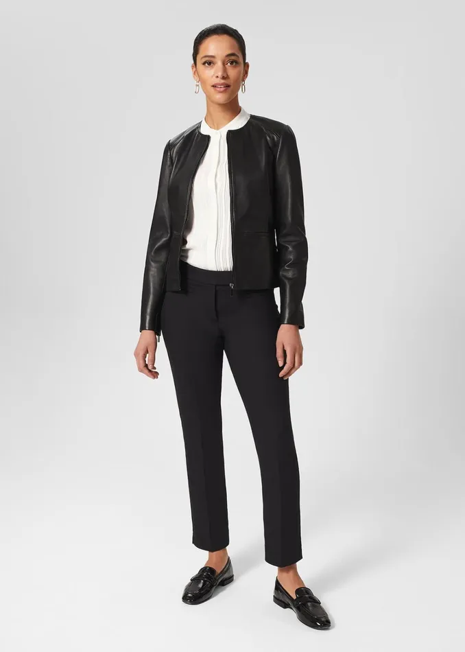 Women Petite Annie Trousers Black Hobbs Trousers