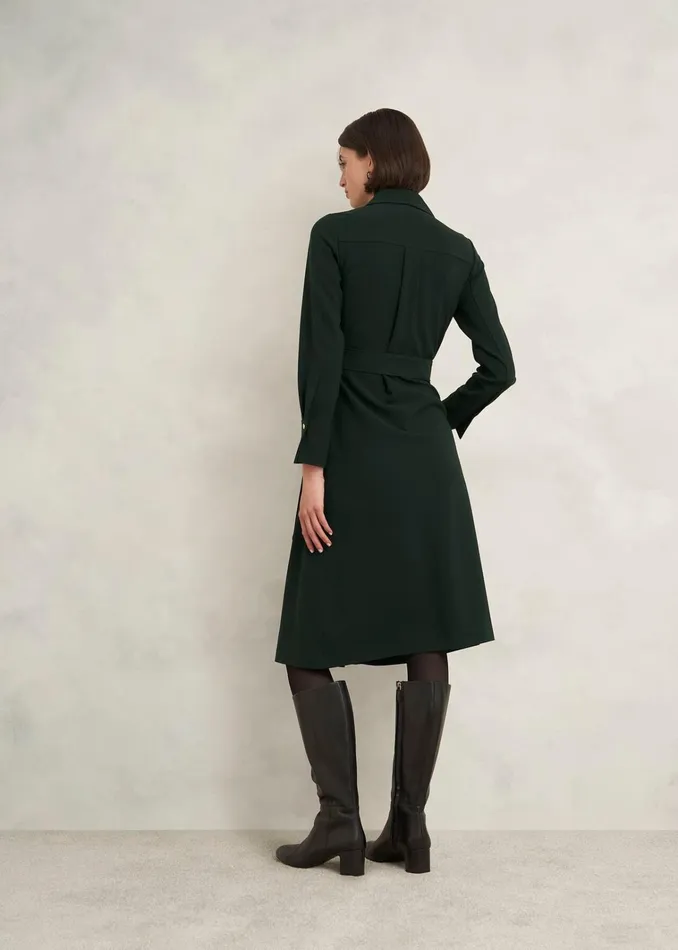 Women Petite Pricilla Dress Rich Green Hobbs Dresses and Jumpsuits