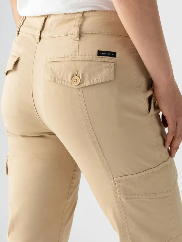 Women Rebel Standard Rise Pant True Khaki Sanctuary Clothing Pants