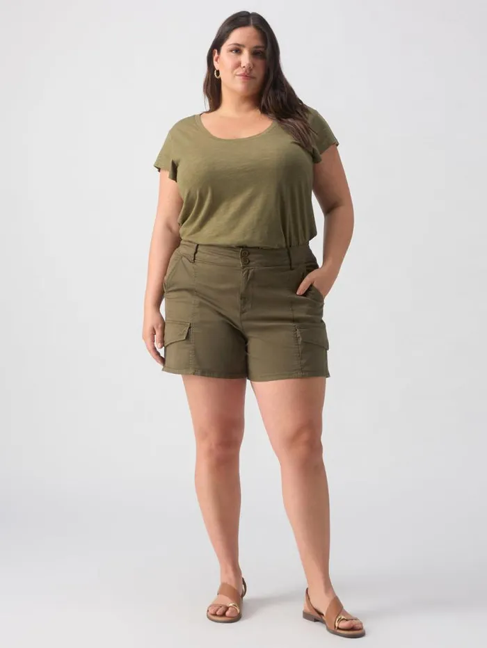 Women Rebel Standard Rise Short Hiker Green Inclusive Collection Sanctuary Clothing Shorts