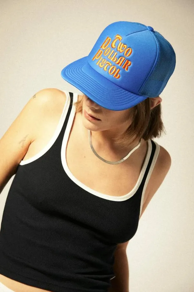 Women Ringer Organic ATank Blackoff White Brixton Tops