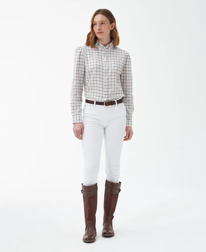 Women Shirts and Blouses Barbour Daffodil Shirt Cloudgardenia Women Shirts and Blouses Barbour Daffodil Shirt Cloudgardenia