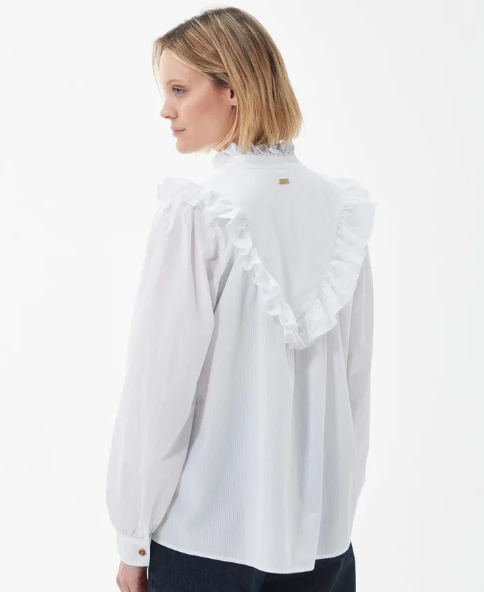 Women Shirts and Blouses Barbour Laverne Shirt Classic White