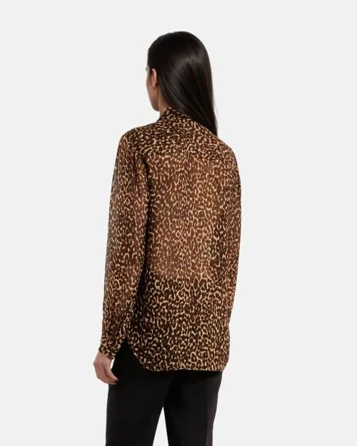 Women Shirts and Tops The Kooples Leopard Print Shirt Leopard