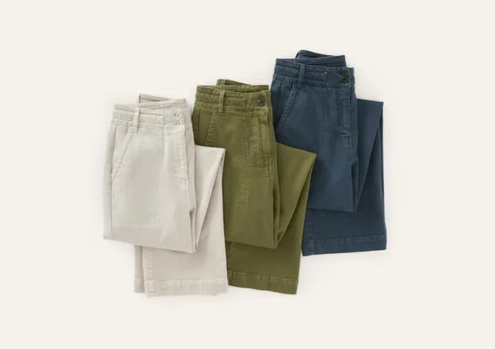 Women Straightleg Trousers Poetry Fashion Trousers and Shorts
