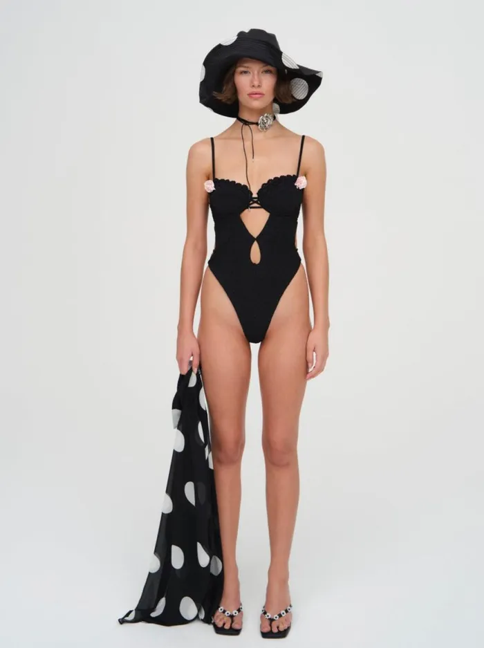 Women Swim For Love and Lemons Clove One Piece Swimsuit Black Women Swim For Love and Lemons Clove One Piece Swimsuit Black