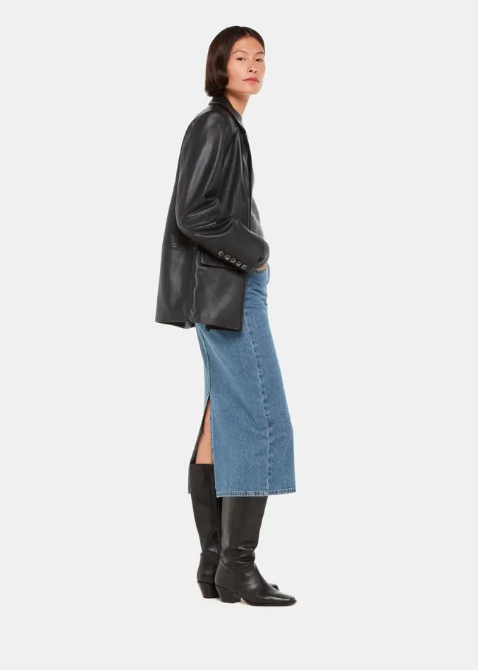 Women Tailoring Whistles Black Keeley Double Breasted Blazer