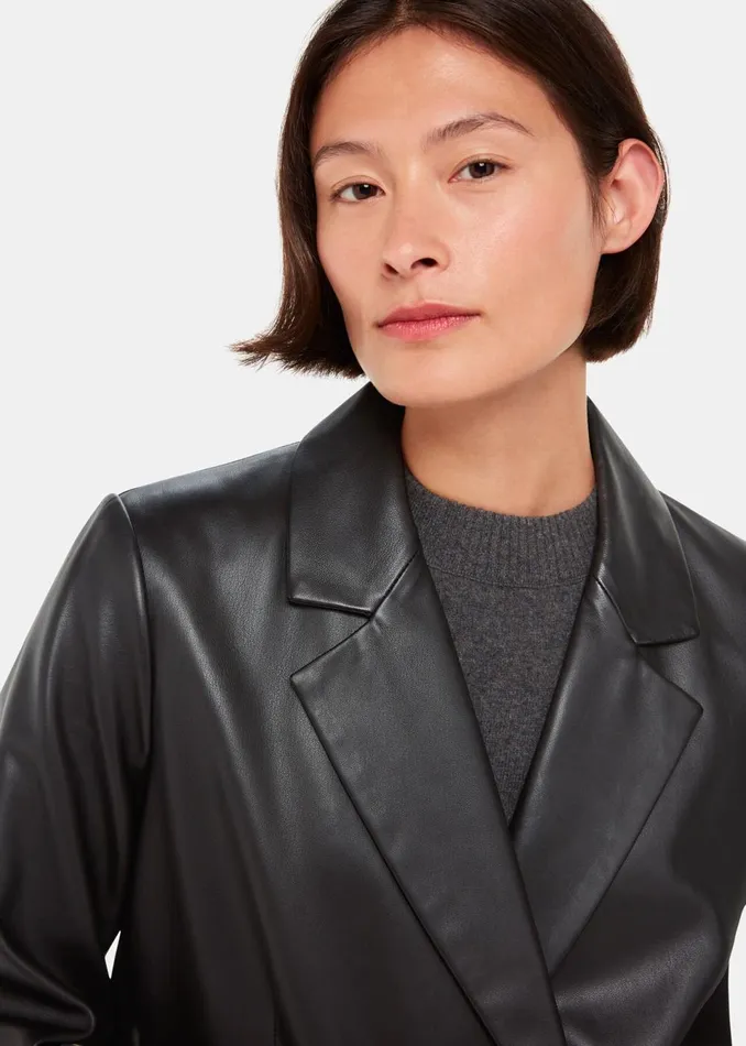 Women Tailoring Whistles Black Keeley Double Breasted Blazer