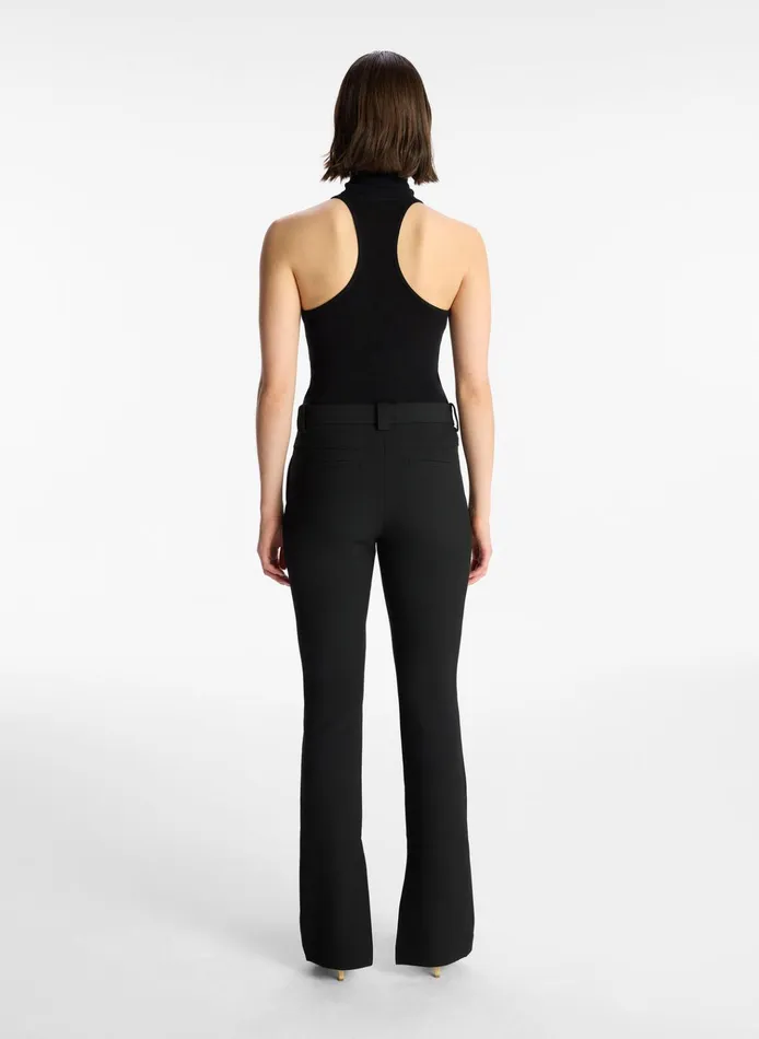 Women Tees and Tanks ALC Paltrow Cotton Knit Top Black