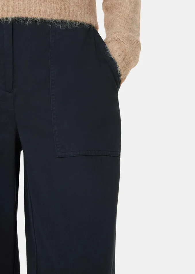 Women Trousers Whistles Washed Black Ruth Relaxed Leg Trouser